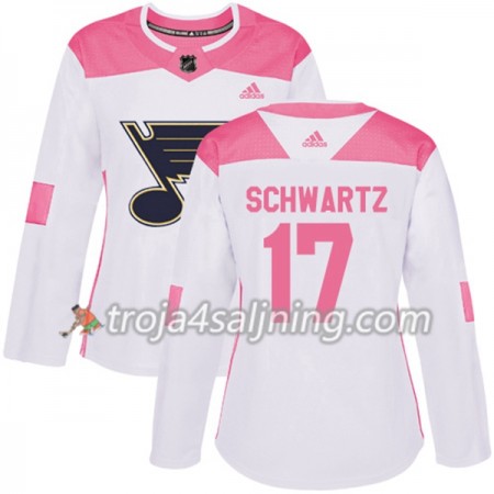 St. Louis Blues tröja Jaden Schwartz 17 Vit 2017-2018 Adidas Rosa Fashion Authentic - Dame NHL Tröjor St. Louis Blues tröja Jaden Schwartz 17 Vit 2017-2018 Adidas Rosa Fashion Authentic - Dame NHL Tröjor